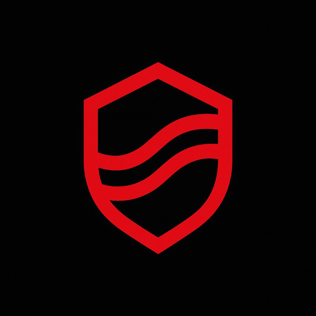 PrimeFlow Gutters shield logo